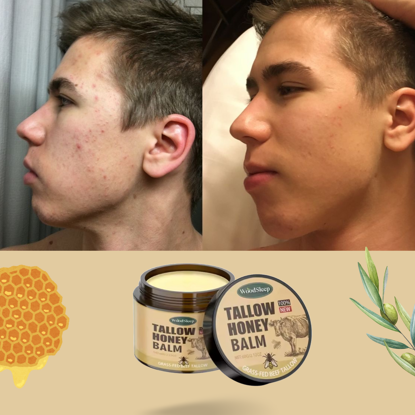 Whipped Honey Tallow Balm
