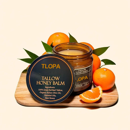 Orange Flavoured Organic Tallow Moisturising Honey Balm